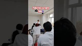 Pediatrics surgery class 😯⚕️  Tashkent medical academy Uzbekistan mbbsabroad uzbekistan neet [upl. by Ahsimal]