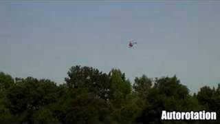 Stanford Autonomous Helicopter  Autorotation landing [upl. by Alegnat]