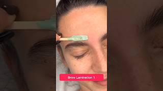 Brow Lamination in seconds 1 [upl. by Hailee]