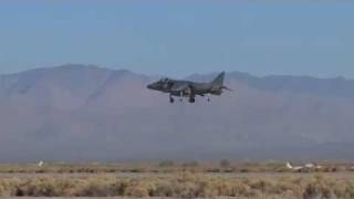 NAVAIR AV8B Harrier First Biofuel Flight [upl. by Einhpad]