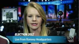 Early Report from Romney Headquarters  Election Night 2012 [upl. by Gothart422]