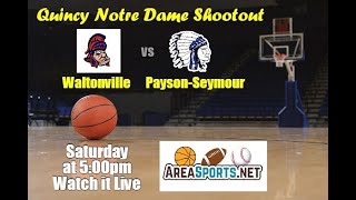 QND Shootout Waltonville Spartans vs PaysonSeymour Indians [upl. by Yemarej40]