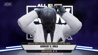 AEW Fight Forever Andrade El Idolo and Brian Cage Entrances [upl. by Crellen149]