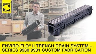 Enviro Flo® II Trench Drain System – Series 9930 9931 Custom Fabrication by Jay R Smith Mfg Co [upl. by Onilecram]