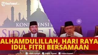 🔴Lebaran Idul Fitri Muhammadiyah amp Pemerintah Bersamaan 10 April Tinggi Hilal Diatas 4 Derajat [upl. by Naniac]