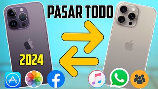 Cómo Pasar TODOS LOS DATOS de un iPhone a otro iPhone en 2024 📱 Sin perder tus fotos y videos [upl. by Massimiliano]