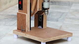 How To Make A Mini Drill Press  DIY Mini Drill Press [upl. by Segal]