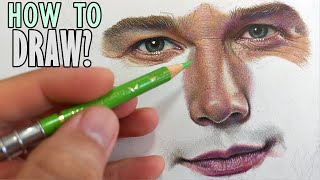 LAYERING amp BLENDING Skin Tones in RealTime with Colored Pencil Drawing Tips [upl. by Gentilis]