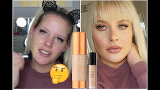 EX1 Foundation amp Concealer  REVIEW amp WEAR TEST  Brittany Elizabeth [upl. by Cattan851]