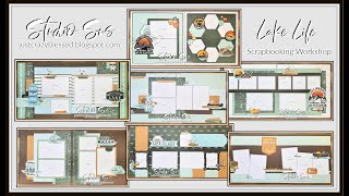 Studio Sus LAKE LIFE 12 X 12 Scrapbooking Workshop Overview [upl. by Annahsit]