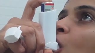 How to use Metered dose inhaler MDI [upl. by Moazami]