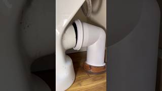 How to fit a toilet on new floor asmr plumping diy howto subscribe youtubeshorts plumber [upl. by Eirrek]