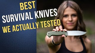 Our Favorite Survival Knives for Getting Squirrely in the Woods  This One Gets Weird [upl. by Dianuj741]