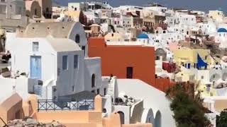 Traditional music in Oia  Santorini  Greece [upl. by Ledniahs]