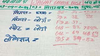 Satta King Gali Disawar Satta King Gali Disawar mein aaj kya aaega3 September 2024 [upl. by Yrneh]