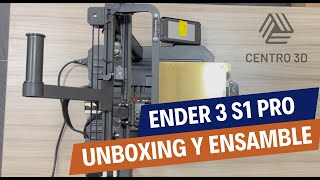 🛠️🔗 Ensamble y operación de la impresora 3D de filamentos Ender 3 S1 Pro PASO A PASO en español [upl. by Lemar]