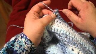 Wrapped double crochet stitch [upl. by Basham]