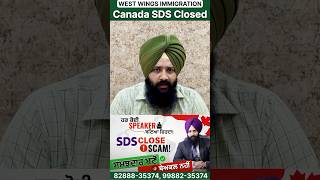 SDS CATEGORY CLOSED canada update lateststudyvisa sds nonsds canadavisaexpert video reels [upl. by Ateikan534]