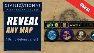 🛑Civ 6 Cheats  How to Reveal Maps  PC Only [upl. by Aidam412]