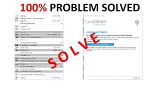 FIX Cant SaveCopy Export in corel draw x7 problem solved 100 Working [upl. by Garfinkel]