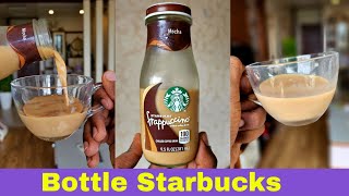 Starbucks Bottle Coffee Mohca Frappuccino [upl. by Mendes]