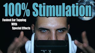 ASMR Fastest Ear Tapping Video In Under 20 Minutes With Stimulating Effects [upl. by Gaskins]