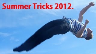 Summer 2012  Epic Trampoline Tricks [upl. by Azral]