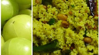 Organic Foxtail Millets Rice amp కొర్రల ఉసిరికాయ పులిహోర Foxtail Millets Amla Rice Making [upl. by Nomzed]