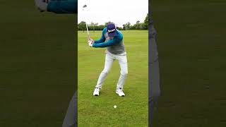 How to hit ball then turf golf strikes golf basics [upl. by Enilrek]