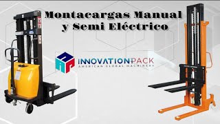 Montacargas Manual Hidráulico y Semi Eléctrico [upl. by Nimrahc]