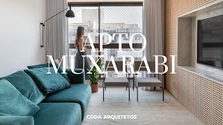 Transforming a First Apartment with Elegant Mashrabiya Design  Apto Muxarabi [upl. by Foulk397]