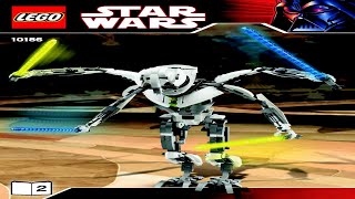 LEGO instructions  Star Wars  10186  General Grievous™ Book 2 [upl. by Relyks]