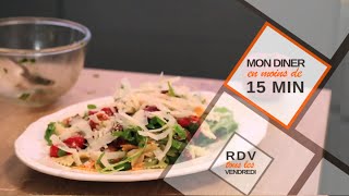 Salade de pâtes en moins de 15 minutes [upl. by Devan]