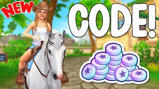 NEW STAR COINS CODE FOR ALL STAR STABLE PLAYERS [upl. by Enneirb]