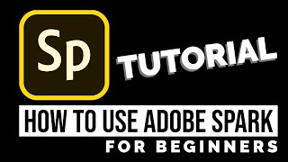 How to Use Adobe Spark Express  Beginners Tutorial [upl. by Atalanta]