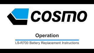 LSR700 Battery Replacement Instructions [upl. by Acina]