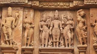 Khajuraho Temples with ancient carvings statues and sculptures [upl. by Dovev]