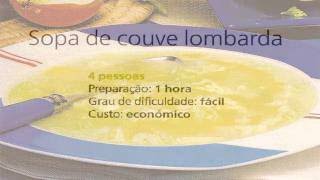 SOPA DE COUVE LOMBARDA  RECEITAS [upl. by Maynord395]