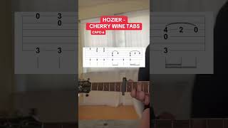 Hozier  Cherry Wine Guitar Tab [upl. by Bishop502]