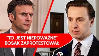 Bosak uderza w Macrona quotTo jest niepoważnequot Wysyłanie polskich żołnierzy na Ukrainę [upl. by Ennasus]