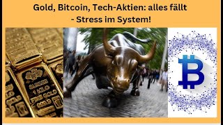 Gold Bitcoin TechAktien alles fällt  Stress im System Marktgeflüster Teil 1 [upl. by Luise434]