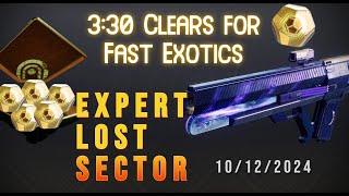 Easy Exotics at 20 Power Under on Todays Expert Lost Sector  Destiny 2 October 12 2024 [upl. by Ymij]