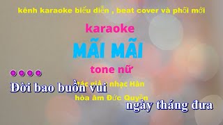 Mãi Mãi karaoke tone nữ [upl. by Kcirdahs]