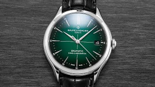 A ClassLeading Dress Watch With A Green Dial  Baume amp Mercier Clifton Baumatic [upl. by Merv]