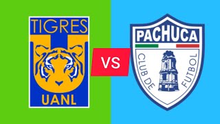 Pachuca VS Tigres UANL en vivo partido de fútbol de México Liga MX hoy 24 destacados actualizaciones [upl. by Yoshi]