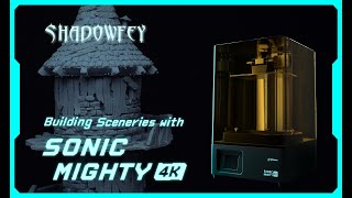 Sonic Mighty 4K  Best for Printing Sceneries amp Terrains  Phrozen LCD 3D Printer [upl. by Enilehcim924]