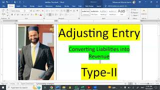 Type II Adjusting Entry Converting Liabilities into Revenue [upl. by Eamon48]