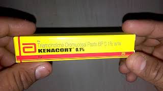 KENACORT Oromucosal Paste Assured relief in mouth ulcer Uses Composition Precaution amp review [upl. by Iggem162]