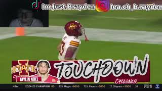 Leach reacts To 17 Iowa State VS Kansas Jayhawks  Full Game HIGHLIGHTS  November 9 2024 [upl. by Worden]