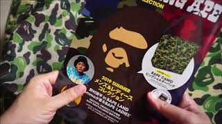 Bathing Ape BAPE 2019 EMook Summer Magazine Look Book Free ABC Camo Shoulder Bag Unboxing amp Review [upl. by Dohsar954]